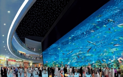 Океанариум в Дубай Молл – настоящая подводная сказка